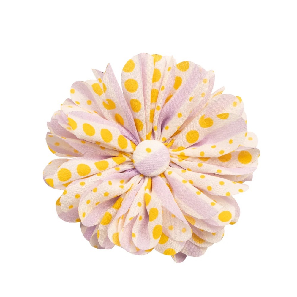 Polka Dot Flower Hair bow